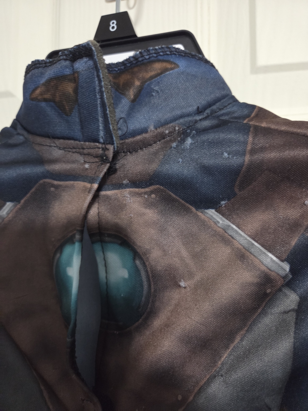 Guardians Of The Galaxy Rocket Raccoon Kids Jumpsuit Costume with Mask - Picture 7 of 7